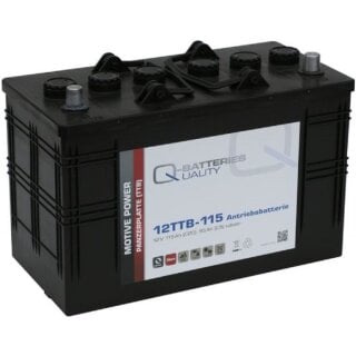 Q-Batteries 12TTB-115 12V 115Ah (C20) geschlossene Blockbatterie Röhrchenplatte