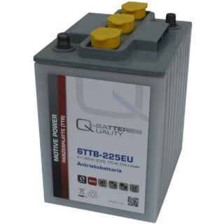 Q-Batteries 6TTB-225EU 6V 225Ah (C20) geschlossene Blockbatterie Röhrchenplatte