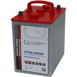 Q-Batteries 6TTB-245US 6V 245Ah (C20) geschlossene Blockbatterie Röhrchenplatte