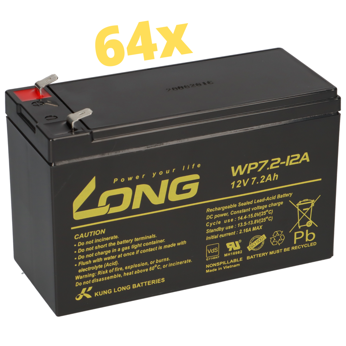 Ersatzakkusatz für APC SILCON DP320E