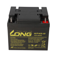 2x Kung Long WP45-12 AGM Akku 12V 45Ah VdS G105087 – 2