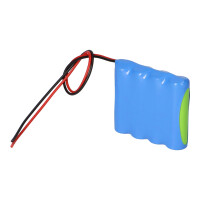 Notleuchten-Akku 4,8V 1800mAh NiMH F41 AA / Mignon 6