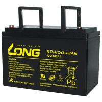 Kung Long Akku 12V 100Ah Pb Batterie Ble productbox