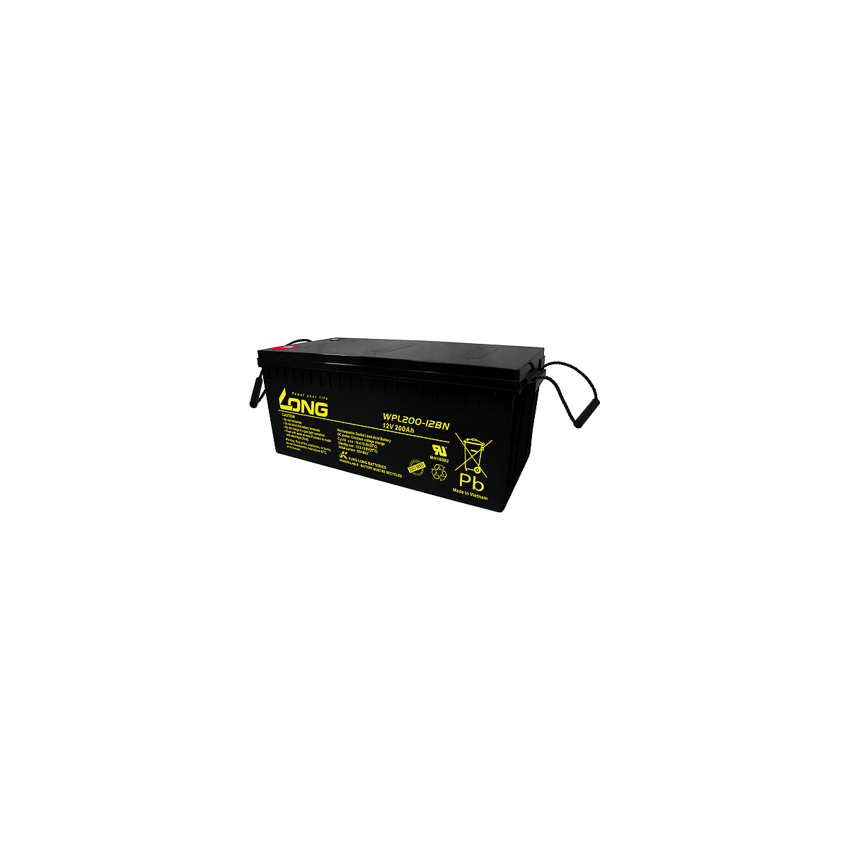 Kung Long Akku 12V 200Ah Pb Batterie Bleigel WPL200-12BN Longlife