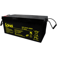 Kung Long Akku 12V 200Ah Pb Batterie Ble productbox