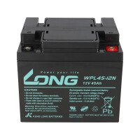 Kung Long WPL45-12N 12V 45Ah AGM Bleiakku M6 Longlife 4
