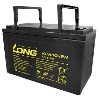 Kung Long Akku 12V 110Ah Pb Batterie Bleigel KPH110-12AN Longlife