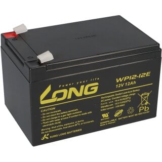 Kung Long Akku 12V 12Ah Pb Batterie Bleigel WP12-12E zyklenfest AGM