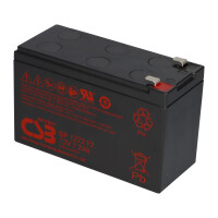CSB GP1272 AGM Bleiakku 12V 7,2Ah T2 / Faston 6,3 mm 8