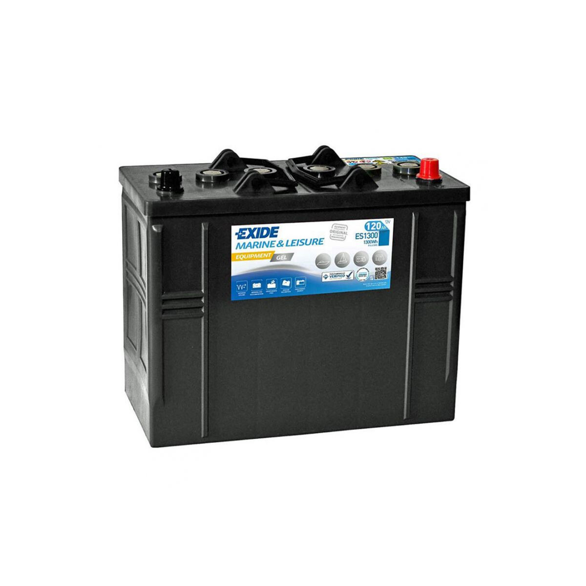 Versorgungsbatterie Exide ES1300 (passend für G120S) 12V 120Ah Bleigel Akku VRLA
