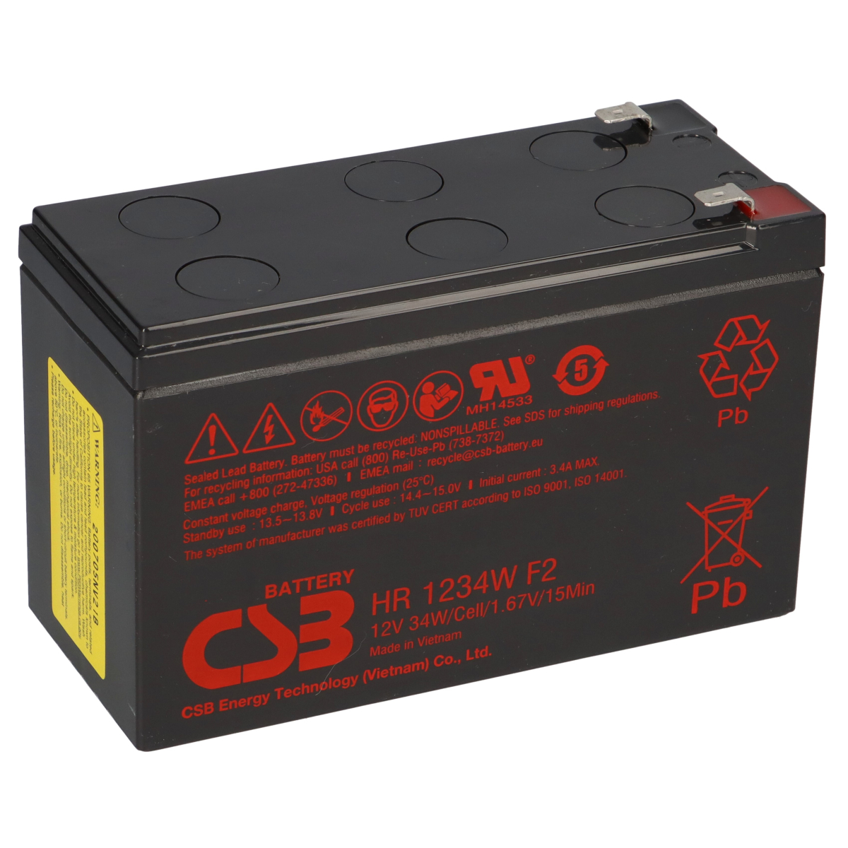 CSB-SCD17 kompatibler Akkusatz geeignet für APC RBC17 Plug & Play