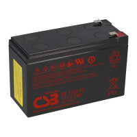 APC RBC22 Ersatzakku - 2x CSB GP1272F2 12V 7,2Ah - Plug &amp