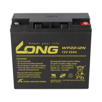 Kung Long WP22-12N 12V 22Ah AGM Bleiakku M5 4