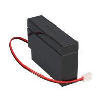 Kung Long WP0.8-12S 12V 0,8Ah AGM Bleiakku mit Stecker 7