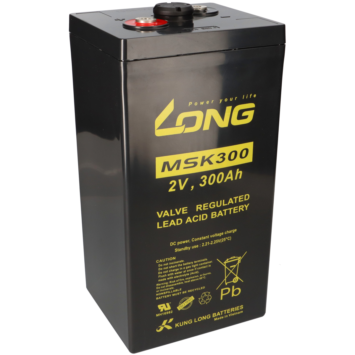 Kung Long MSK300 2Volt 300Ah AGM Blei Akku Pb