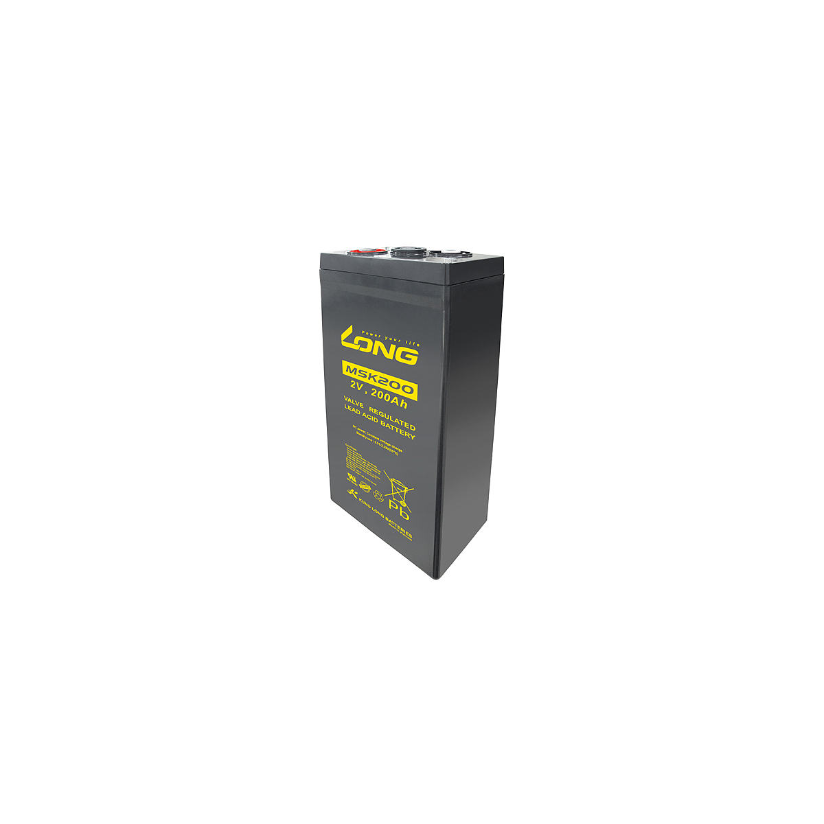 Kung Long MSK200 2Volt 200Ah AGM Blei Akku Pb Batterie