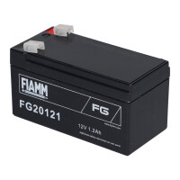 FIAMM FG20121 Standard AGM Bleiakku 12V 1,2Ah T1 / Faston 4,