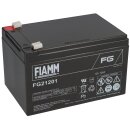 Fiamm Blei-Akku FG21201 Pb 12V / 12Ah Faston 4,8