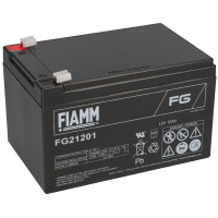 Fiamm Blei-Akku FG21201 Pb 12V / 12Ah Faston 4,8 1