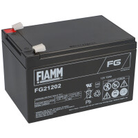 Fiamm Blei-Akku FG21202 Pb 12V / 12Ah Faston 6,3 1