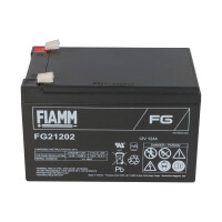 FIAMM FG21202 Standard AGM Bleiakku 12V 12Ah T2 / Faston 6,3