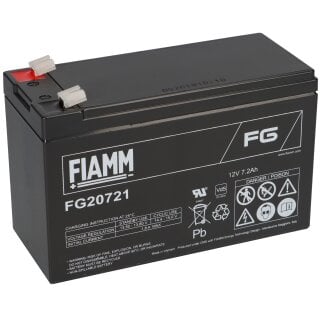 Fiamm Blei-Akku FG20721 Pb 12V / 7,2Ah Faston 4,8