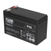 FIAMM FG20721 Standard AGM Bleiakku 12V 7,2Ah T1 / Faston 4,