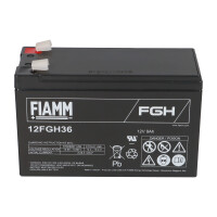 FIAMM 12FGH36 High-Rate AGM Bleiakku 12V 9Ah T2 / Faston 6,3