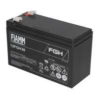 FIAMM 12FGH36 High-Rate AGM Bleiakku 12V 9Ah T2 / Faston 6,3