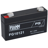 Fiamm Blei-Akku FG10121 Pb 6V / 1,2Ah Faston 4,8 1
