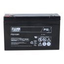 Fiamm Blei-Akku FG11201 Pb 6V / 12Ah Faston 4,8