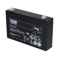 FIAMM FG10721 Standard AGM Bleiakku 6V 7,2Ah T1 / Faston 4,8