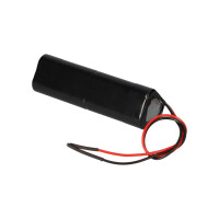 Notleuchten-Akku 7,2V 1800mAh NiMH D3x2 AA Pyramide 6