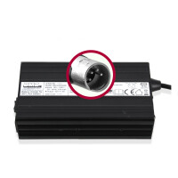 E Bike Akku Ladeger&auml;t BMZ Li-Ion 42V 5A Stecker...
