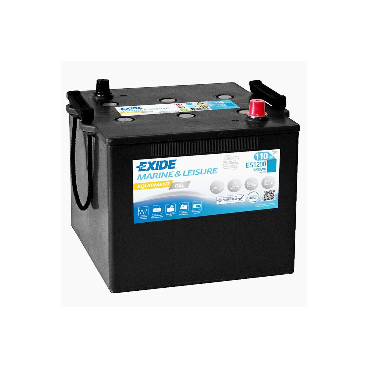 Exide Equipment Gel ES 1200 12V 110Ah Gel Versorgungsbatterie