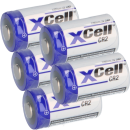 5x XCell Photobatterie CR2 Lithium 3V 850mAh