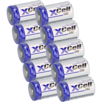 10x XCell CR2 Lithium-Batterie 3V 850mAh CR15H CR15H270 CR17