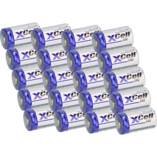 20x XCell Batterie CR2 Lithium 3V 850mAh CR15H CR15H270 CR17355 DLCR2 CR15H270 