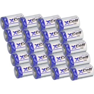 20x XCell Batterie CR2 Lithium 3V 850mAh CR15H CR15H270 CR17355 DLCR2 CR15H270