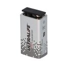 5x Ultralife U9VL-J-P - 9V Block Power Cell Lithium Batterie 9V 1200mAh