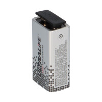 5x Ultralife U9VL-J-P Lithium 9V Block Batterie 1200mAh - pa