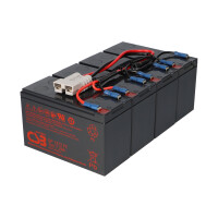 APC RBC12 kompatibler Ersatzakku CSB-SCD12 - 8x CSB GP1272 1