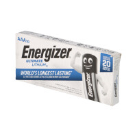 10x Energizer Ultimate Lithium AAA L92 FR03 1,5V – Mic
