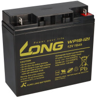 Kung Long WP18-12I 12V 18Ah AGM Bleiakku M5 VdS 1