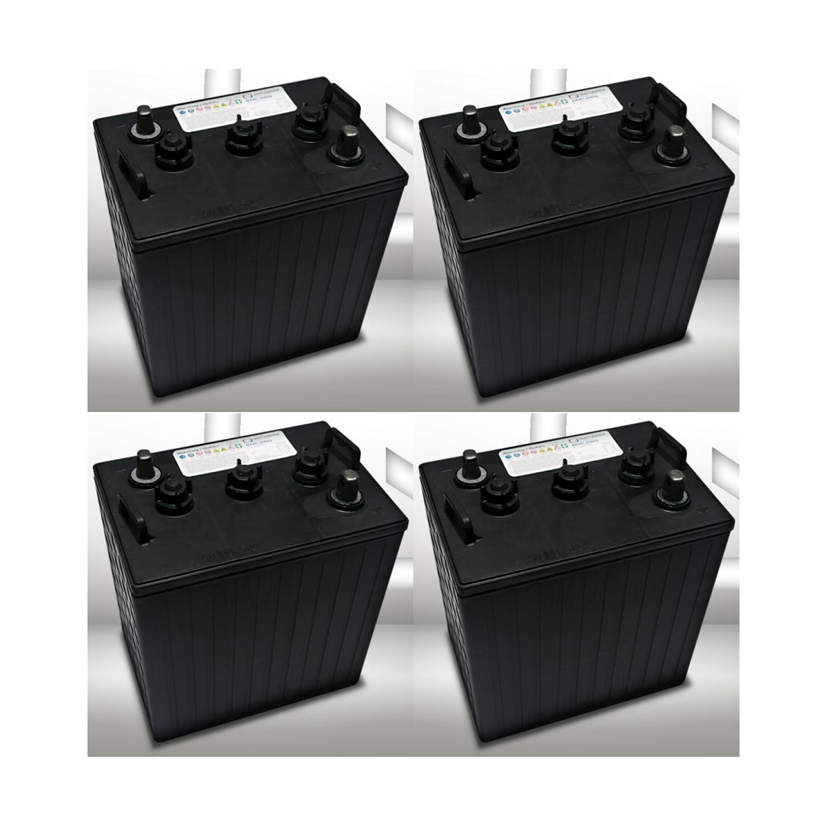 Ersatzakku Set 4x 6V 260Ah für Airo XS 7E XS 8E XS 9E X10 EN X10 EW Scherenarbeitsbühnen QB