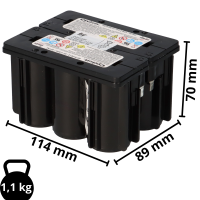 EnerSys Hawker CYCLON 2.5-12 2x3, Artikel 0819-0020 Reinblei