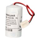 Lithium Batteriepack mit Kabel und Molex Stecker Baby C Zellen 3,6V 6500mAh