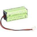 4,8V 600mAh AAA Ni-MH Mexcel Notleuchten Akkupack NS4/600AAAHT Kabel und Stecker