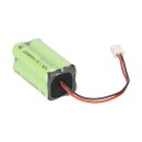 4,8V 600mAh AAA Ni-MH Mexcel Notleuchten Akkupack NS4/600AAAHT Kabel und Stecker