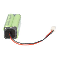 4,8V 600mAh AAA NiMH Mexcel Notleuchten-Akku NS4/600AAAHT Ka
